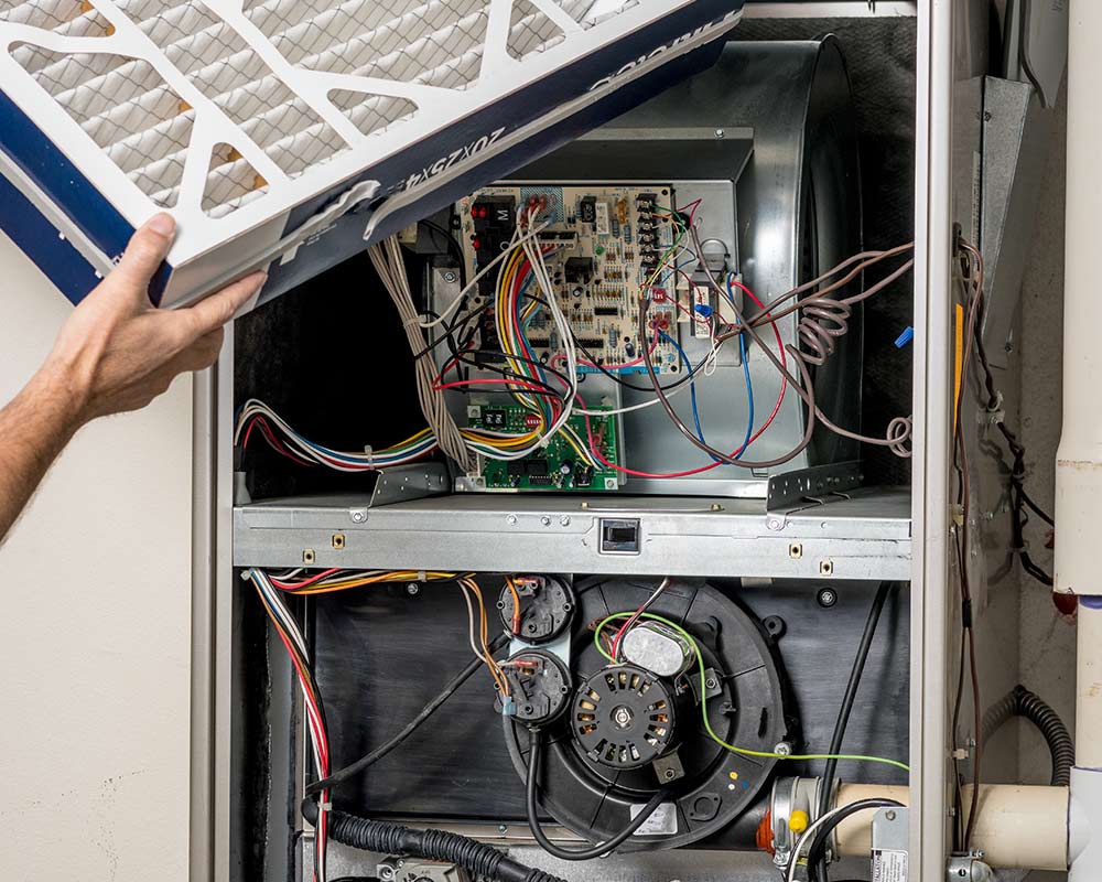 furnace being installed houston tx